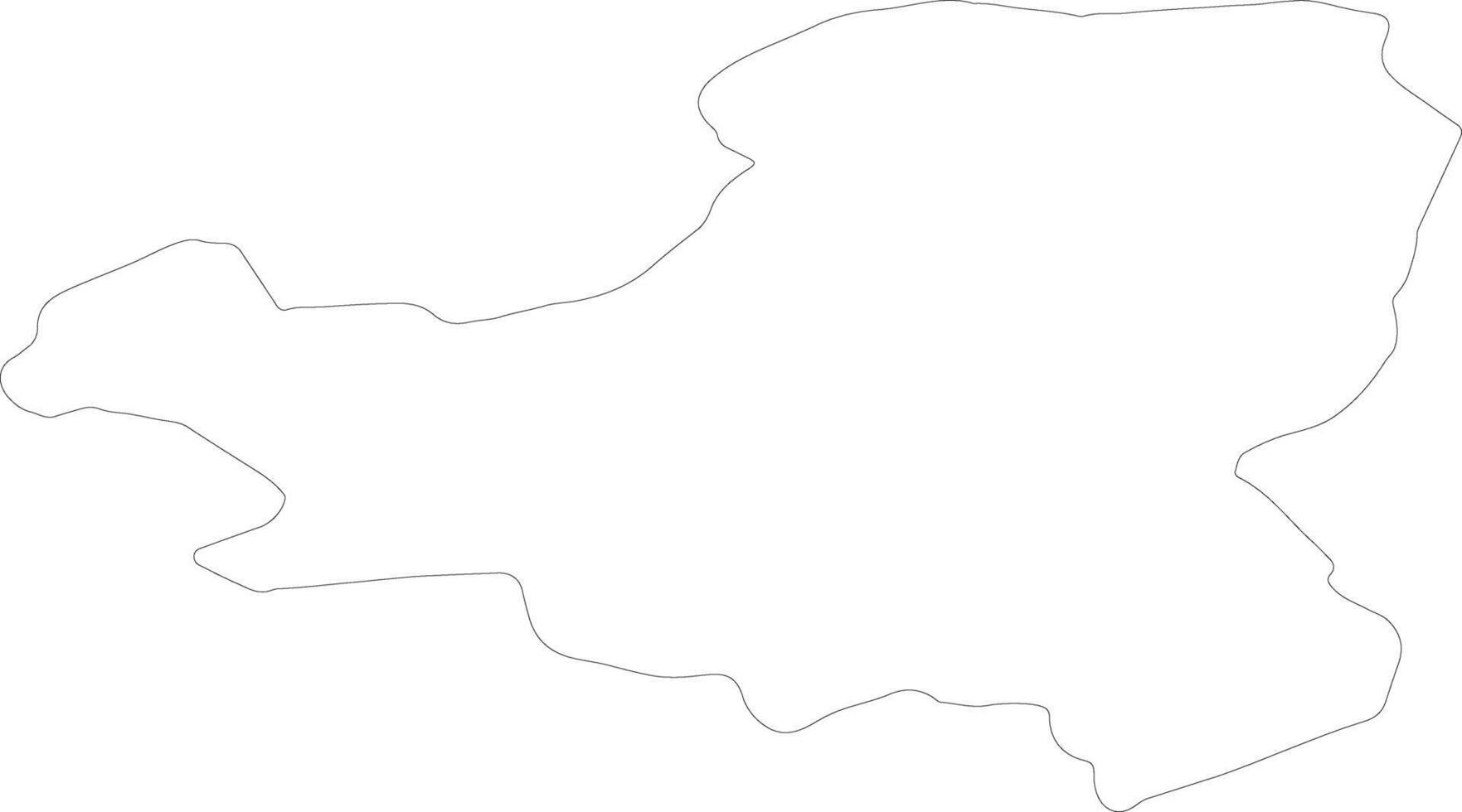 Schwyz Switzerland outline map vector