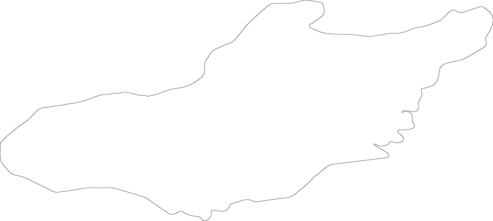 adiyaman Turquía contorno mapa vector