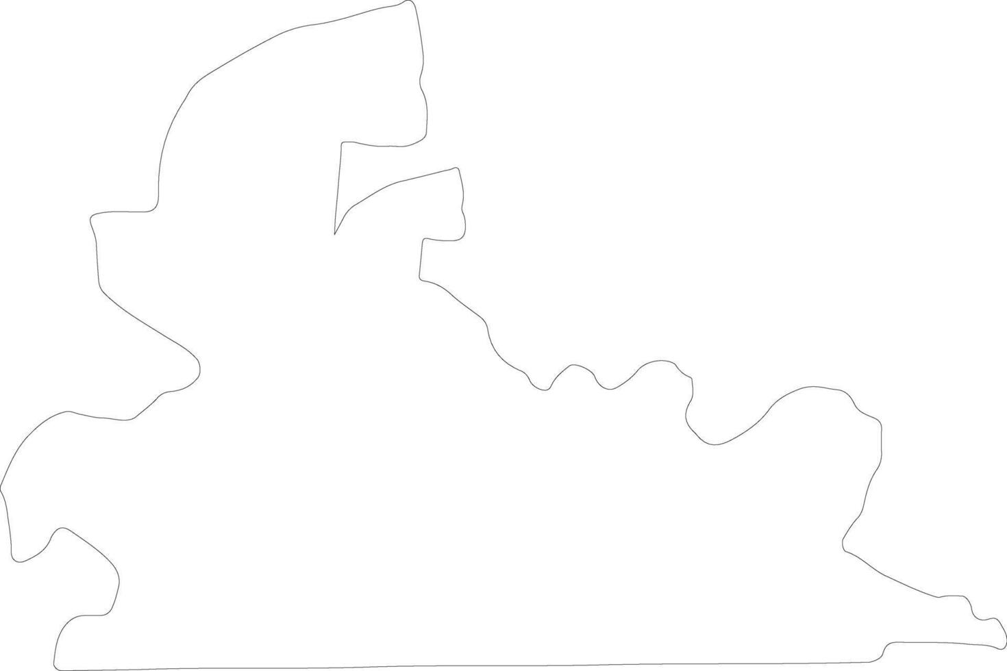 sisili burkina faso contorno mapa vector