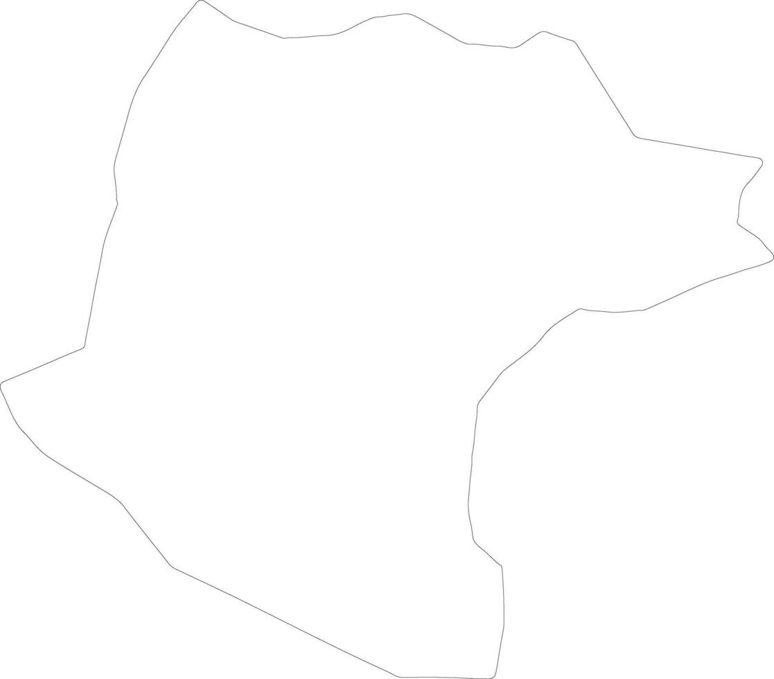 santiago rodríguez dominicano república contorno mapa vector