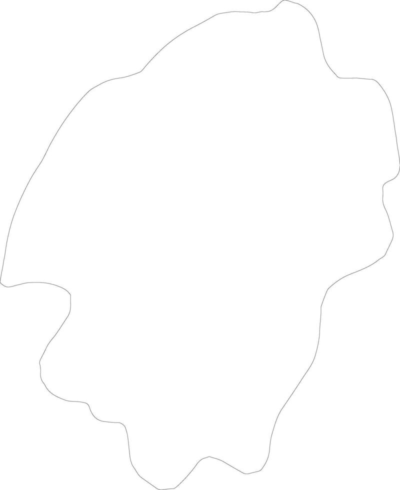 Abra Philippines outline map vector