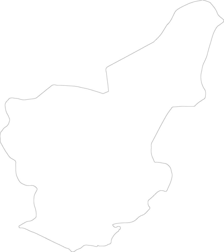 Adana Turkey outline map vector