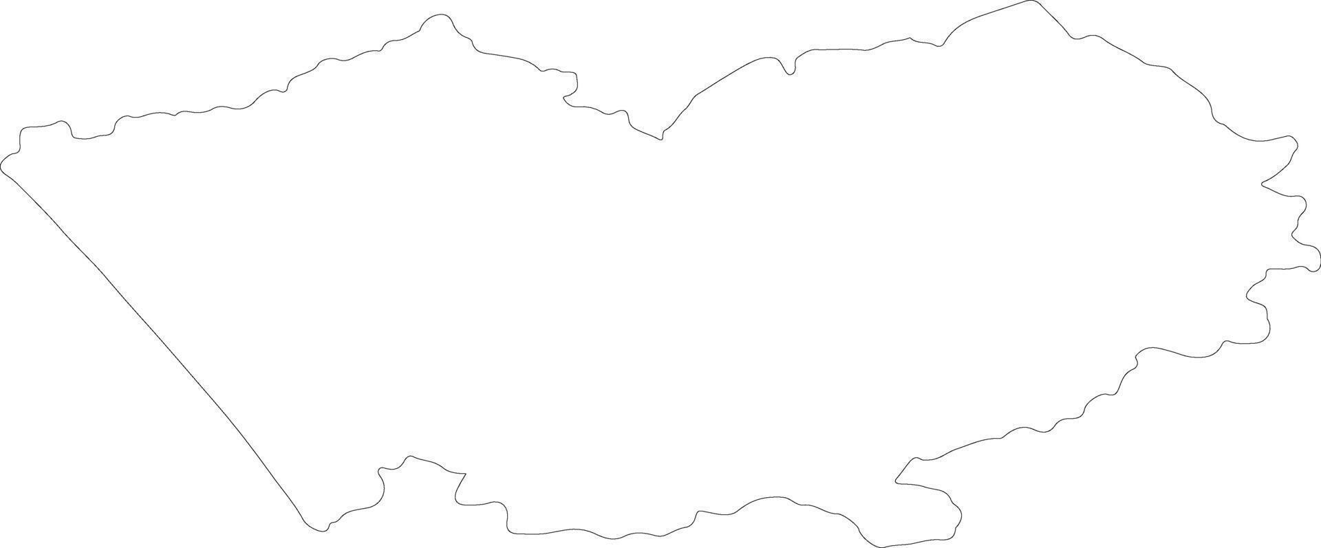 Altay Russia outline map vector