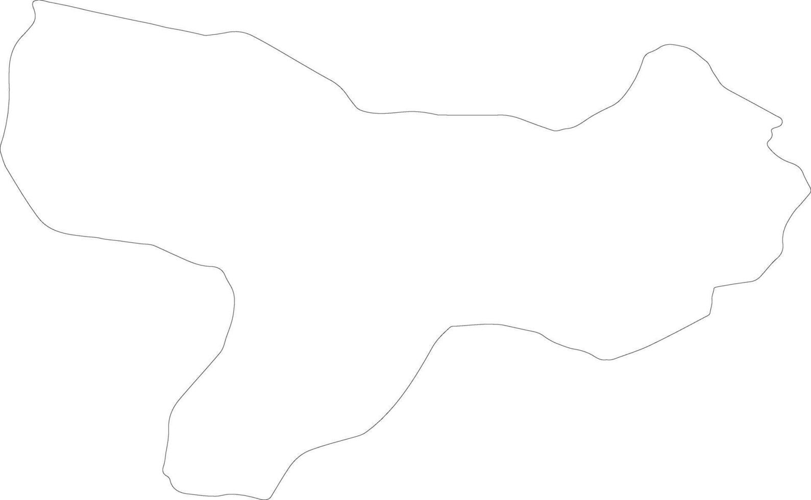 Amasya Turkey outline map vector