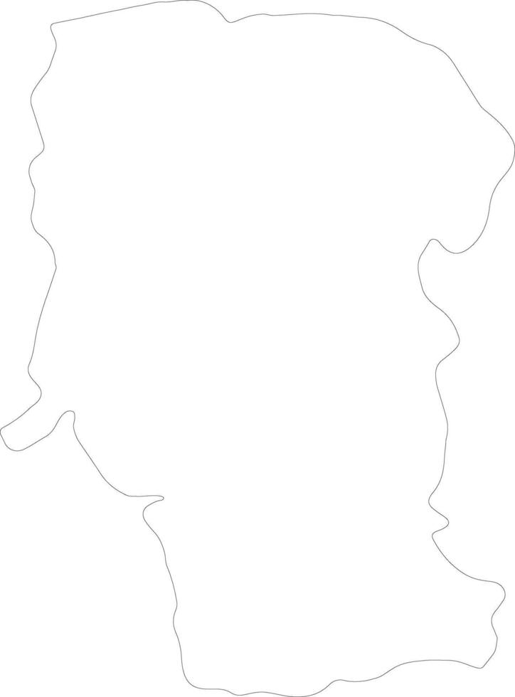 Arges Romania outline map vector