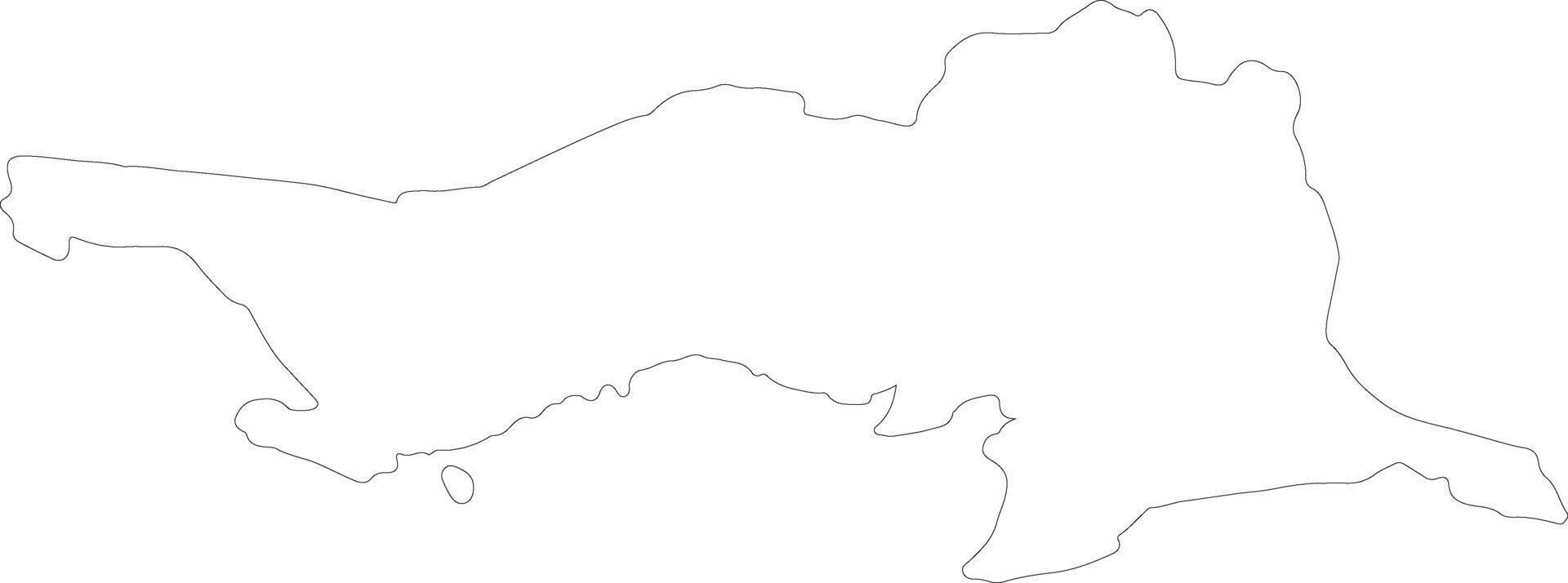 atirau Kazajstán contorno mapa vector