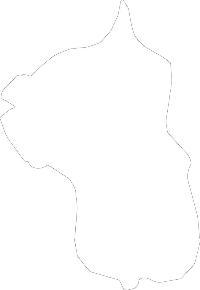 Bataan Philippines outline map vector