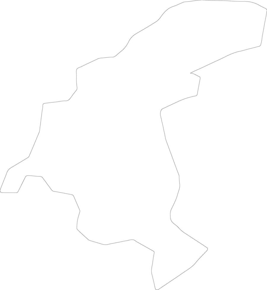 Basarabeasca Moldova outline map vector