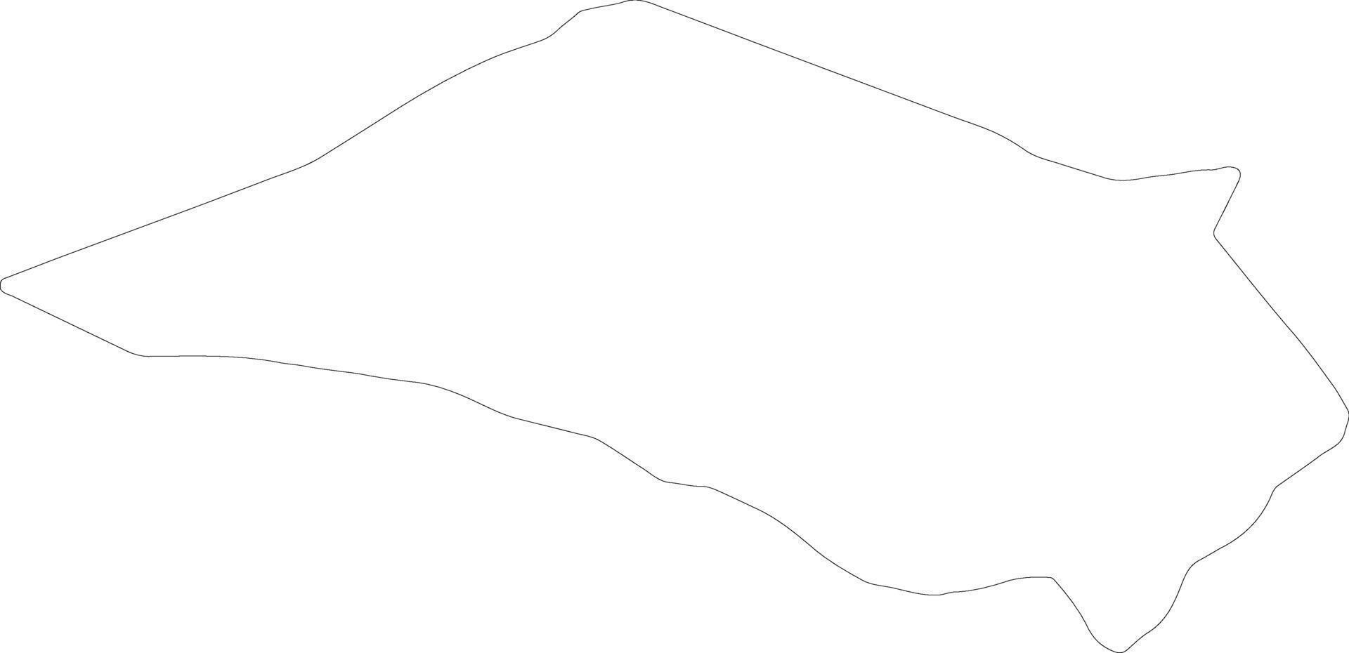 Bled Slovenia outline map vector