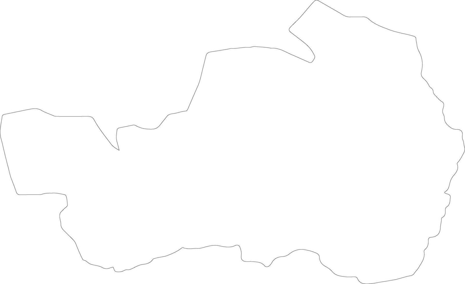 Betsiboka Madagascar outline map vector