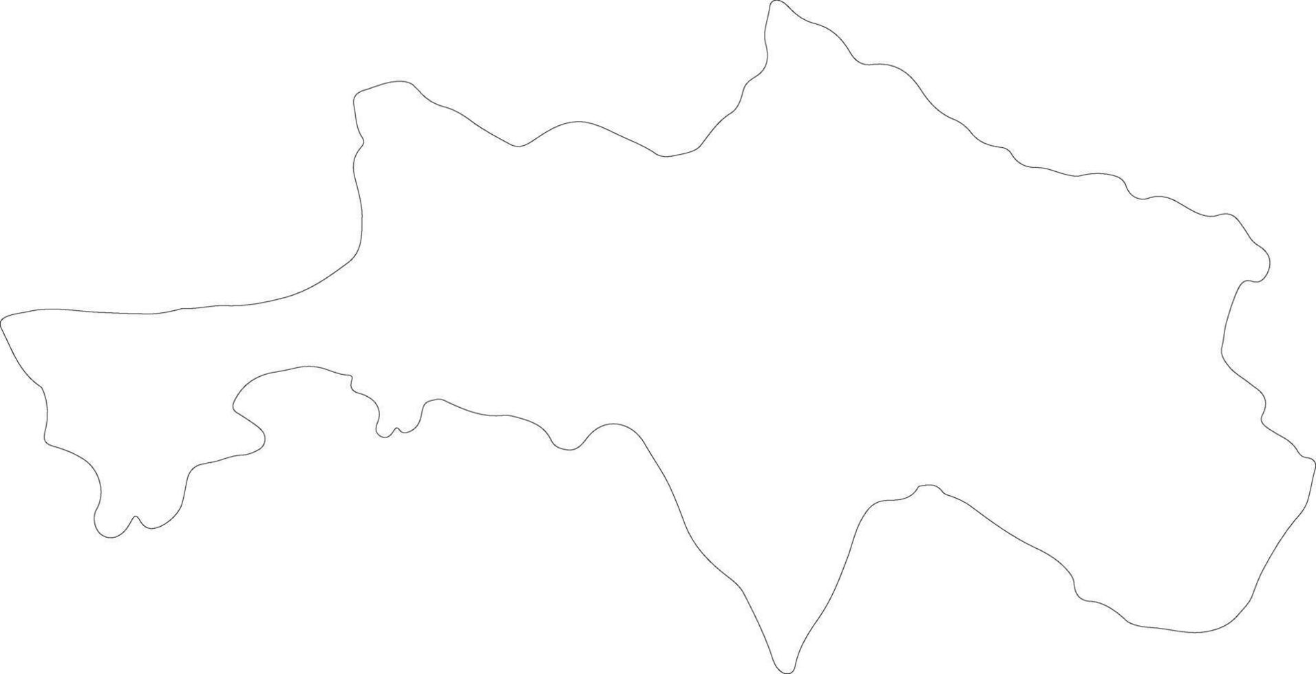 Bolikhamxai Laos outline map vector
