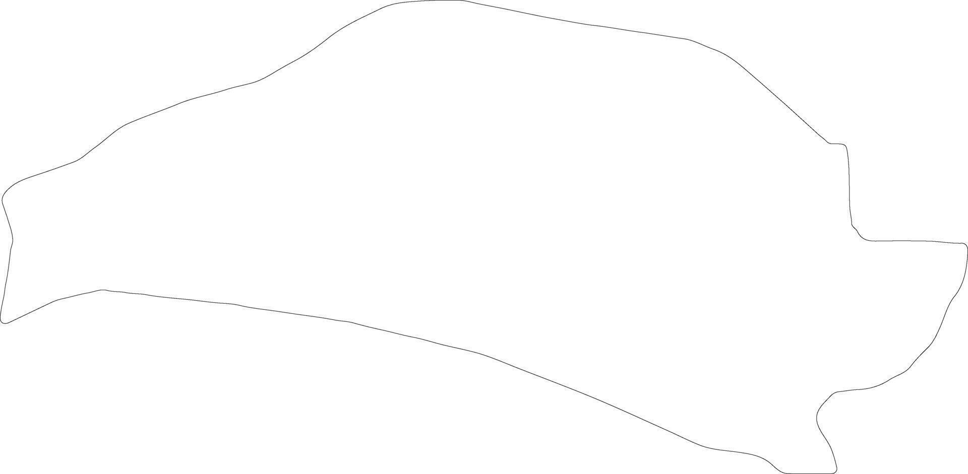 Bogovinje Macedonia outline map vector