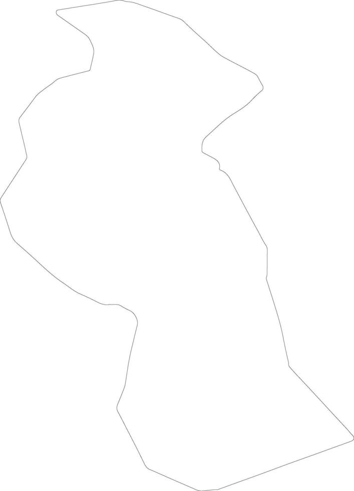 Brezovica Slovenia outline map vector