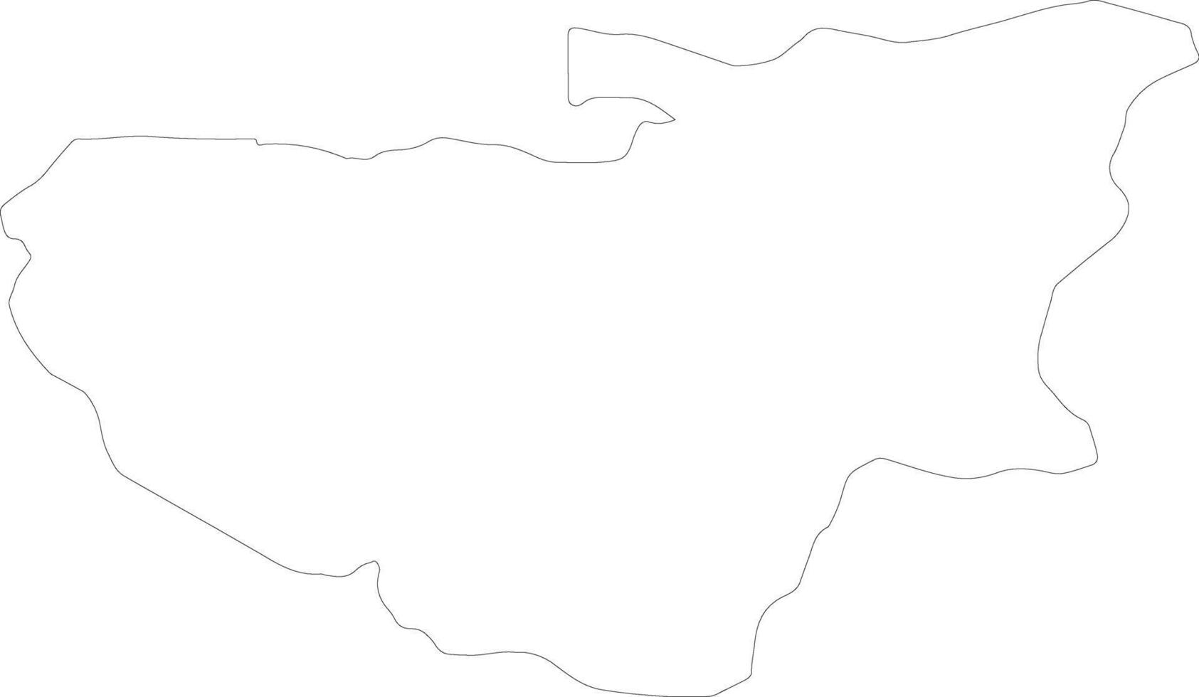 Bursa Turkey outline map vector