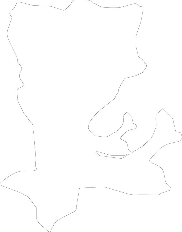 Cahul Moldova outline map vector