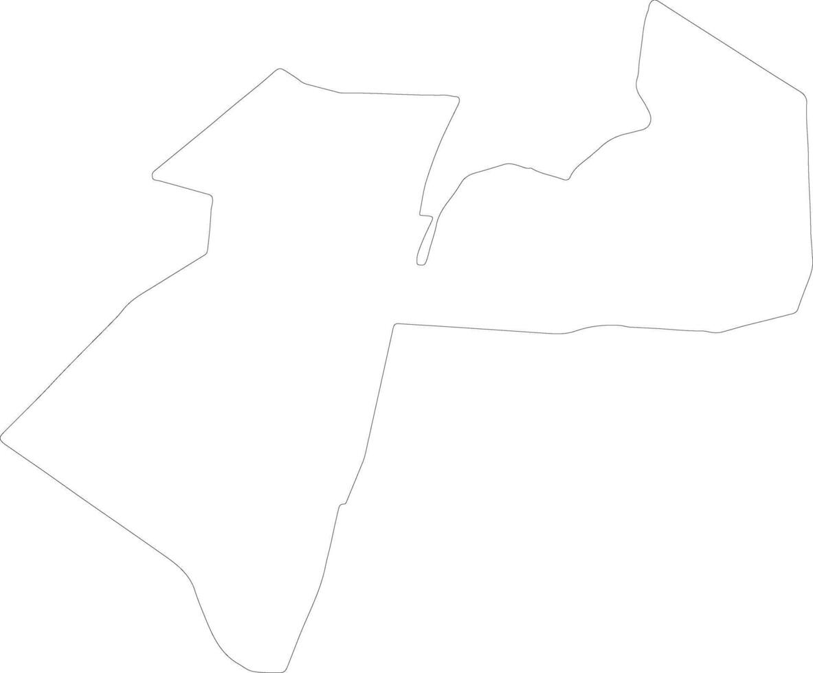 Cagayan de Oro Philippines outline map vector