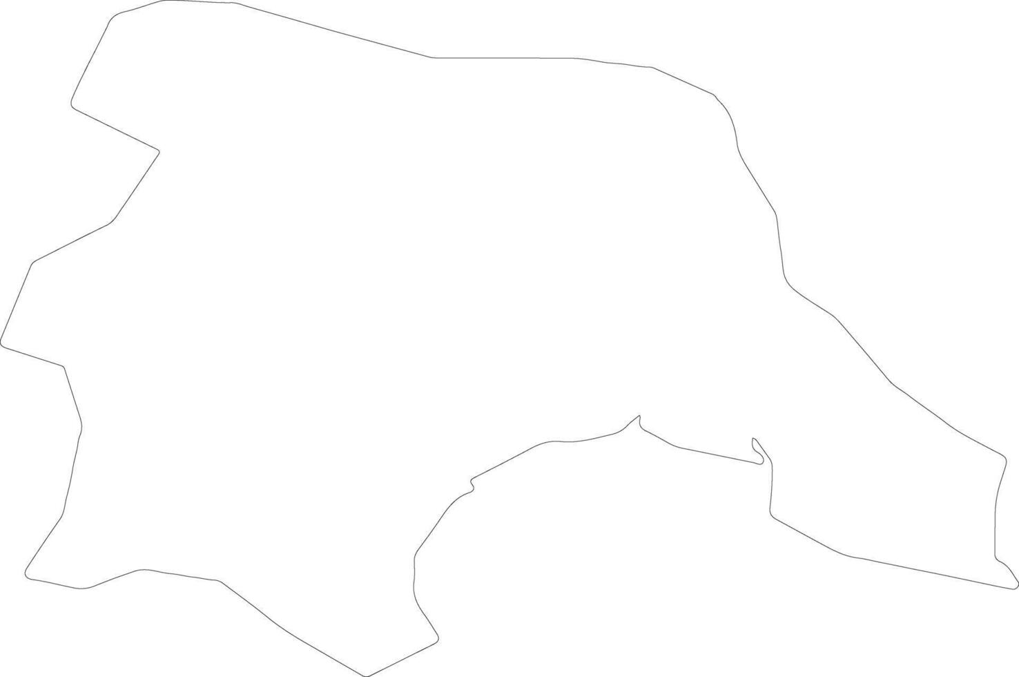 Camenca Moldova outline map vector