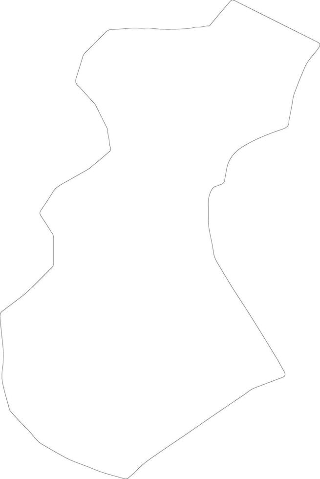 Central Singapore Singapore outline map vector