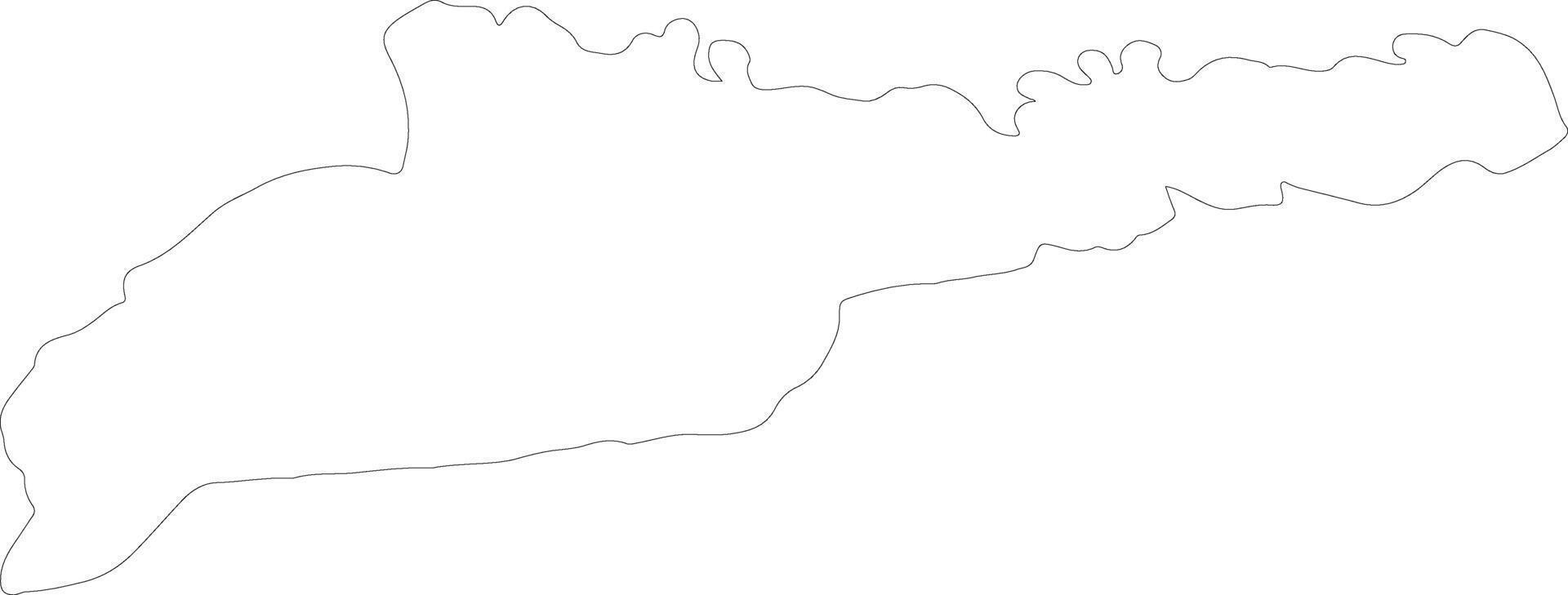 Chernivtsi Ukraine outline map vector