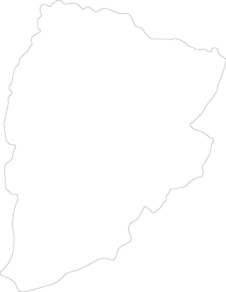 Chaiyaphum Thailand outline map vector