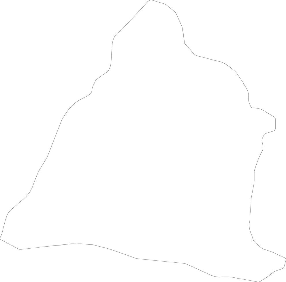 Changhua Taiwan outline map vector