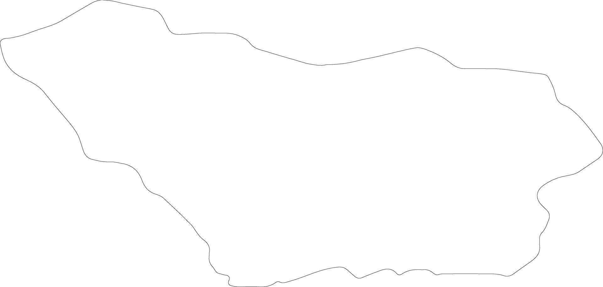 Colonia Uruguay outline map vector