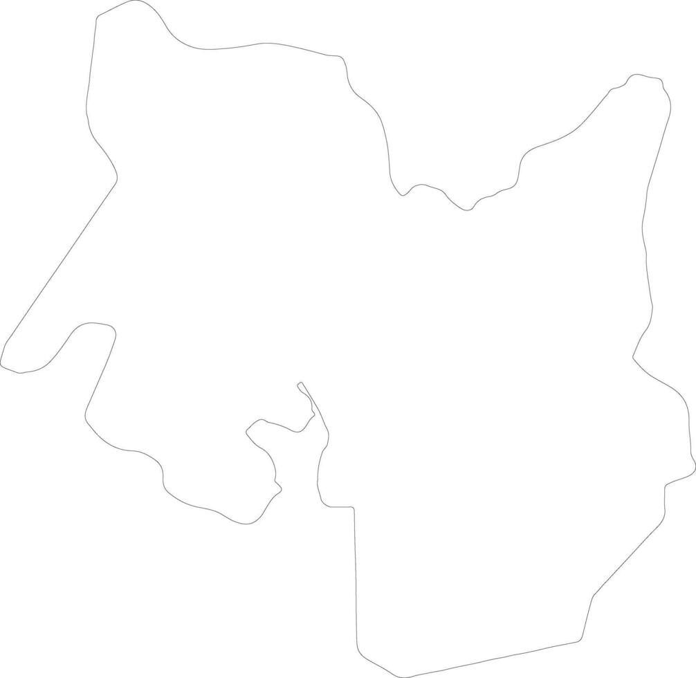 Cotabato Philippines outline map vector