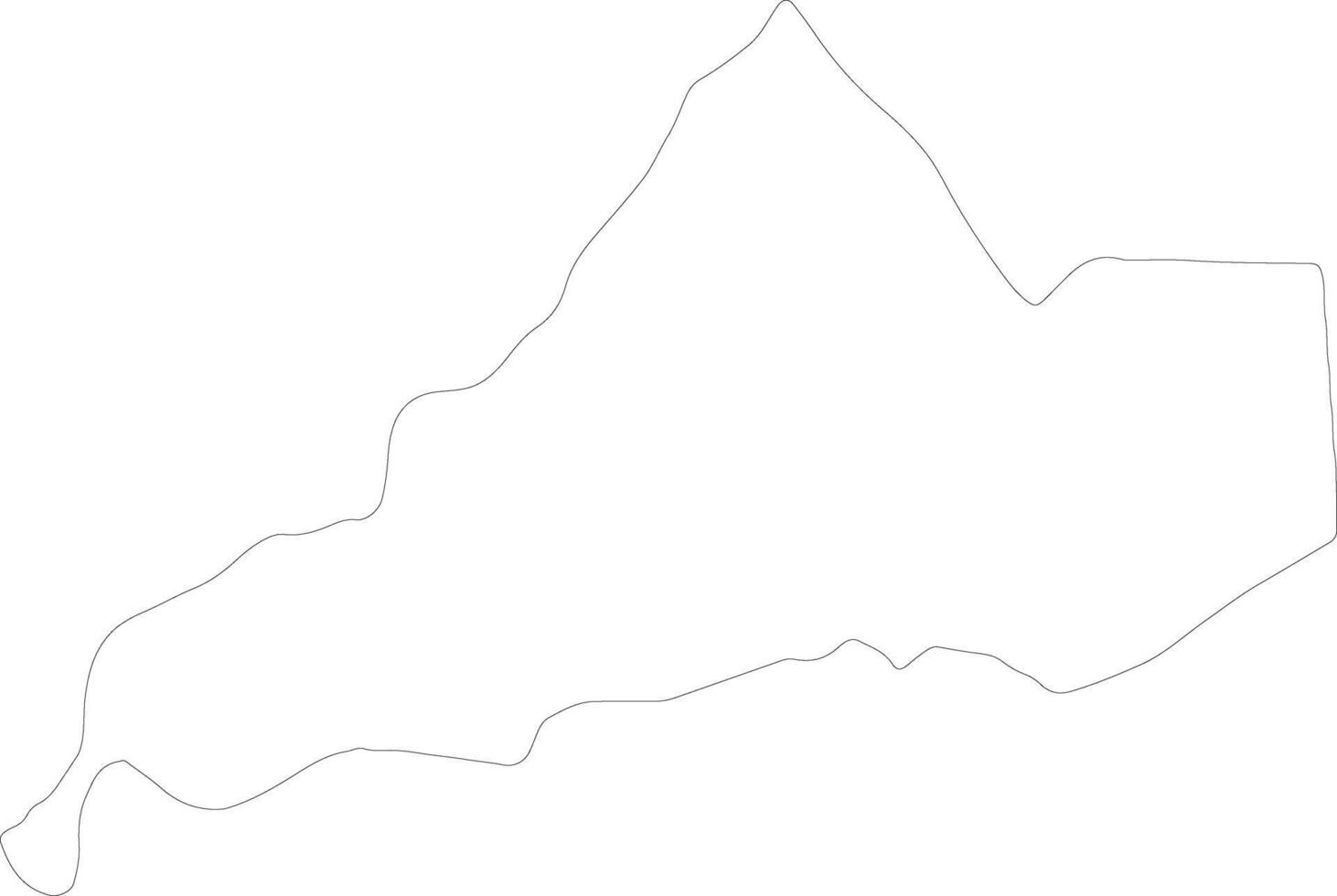 Dedza Malawi outline map vector