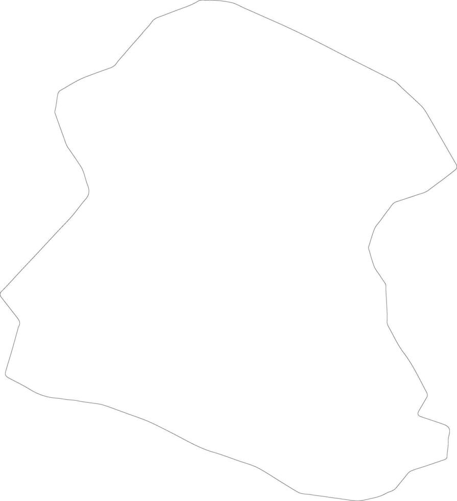 Divaca Slovenia outline map vector