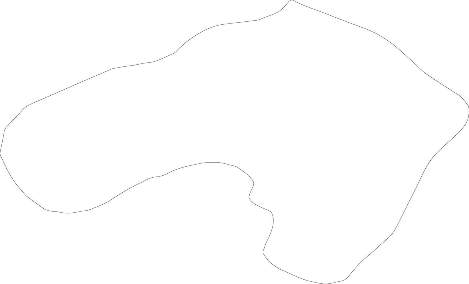 FCT Pakistan outline map vector