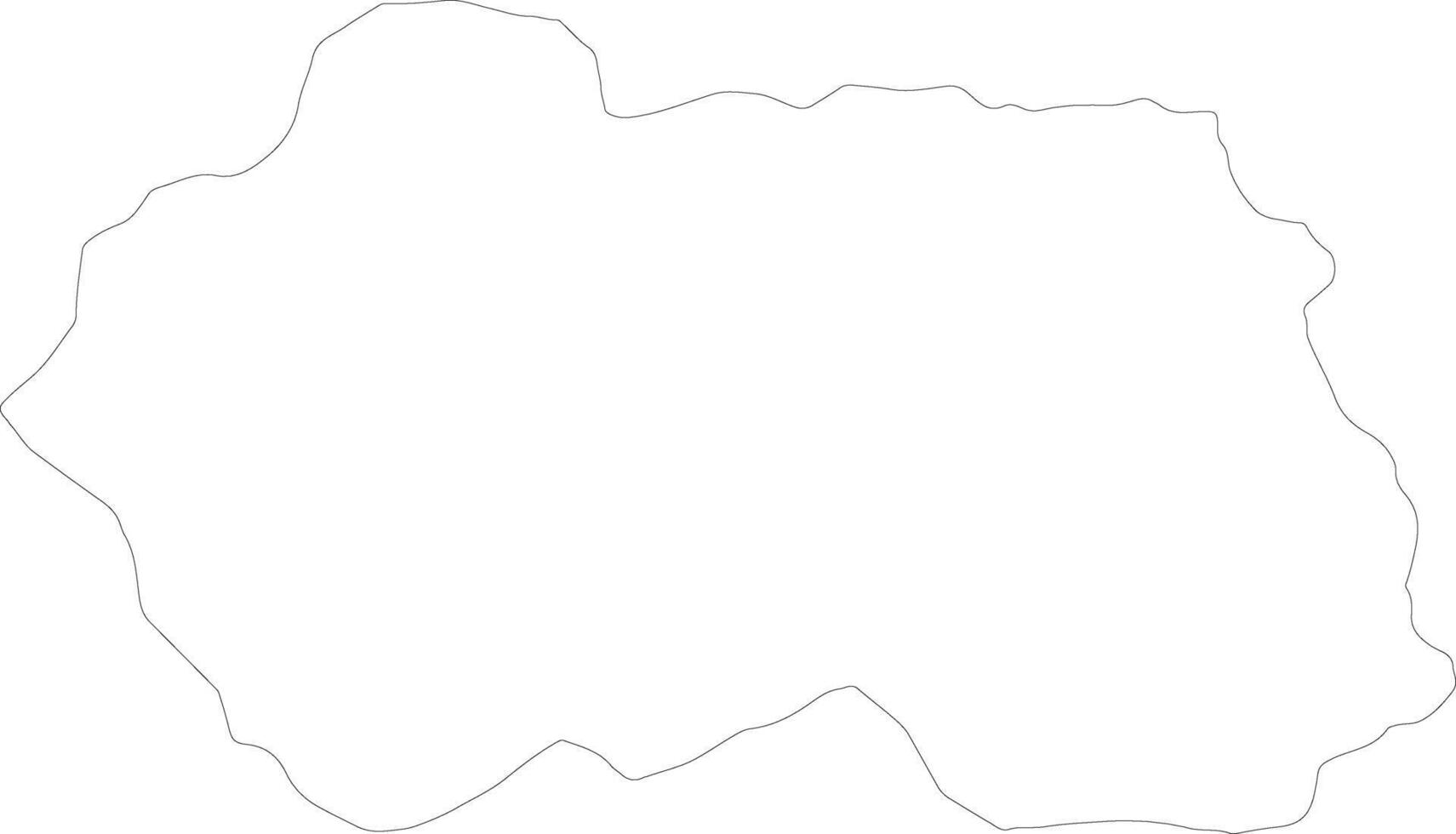 Eskisehir Turkey outline map vector