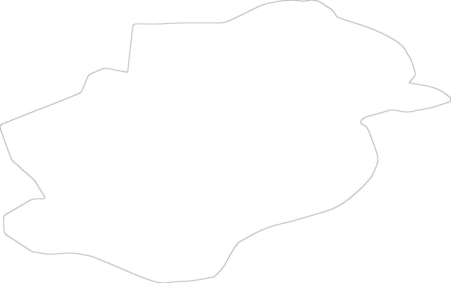 Flevoland Netherlands outline map vector