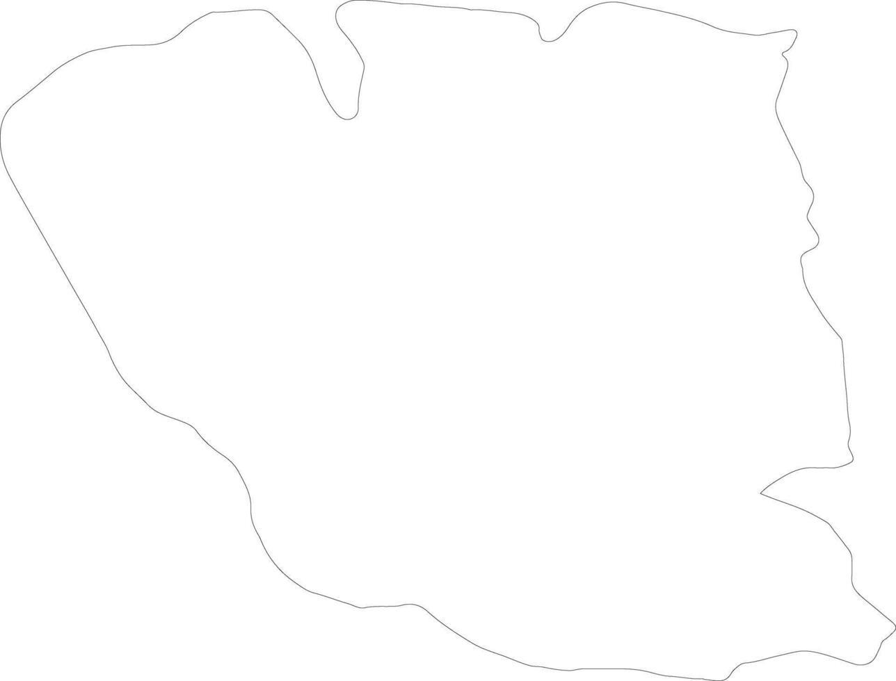 Galati Romania outline map vector