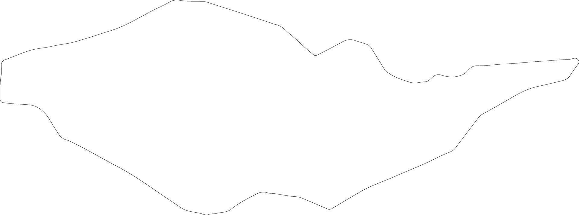 Gomba Uganda outline map vector