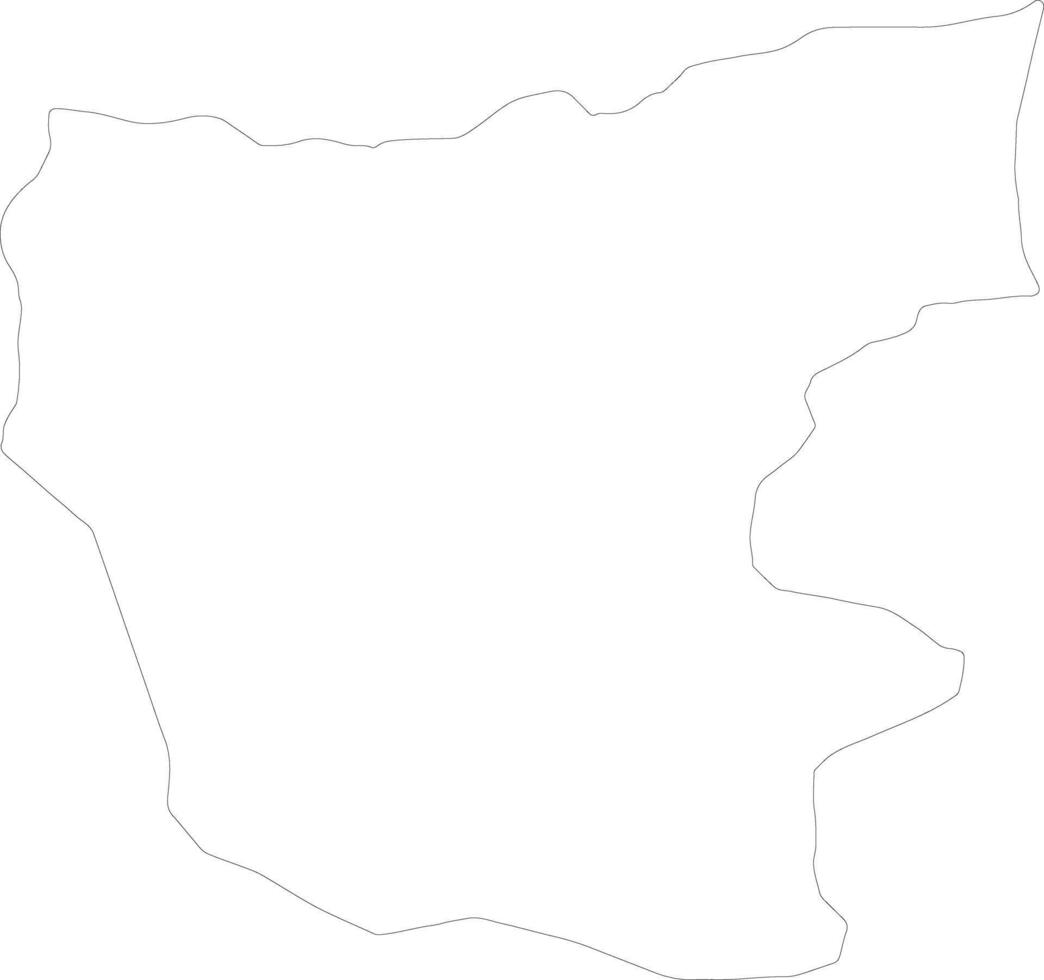 giresun Turquía contorno mapa vector