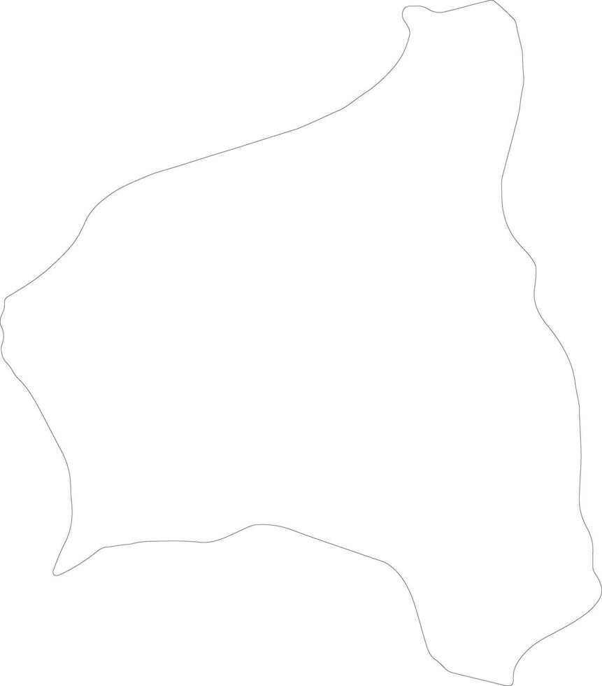 Gia Lai Vietnam outline map vector