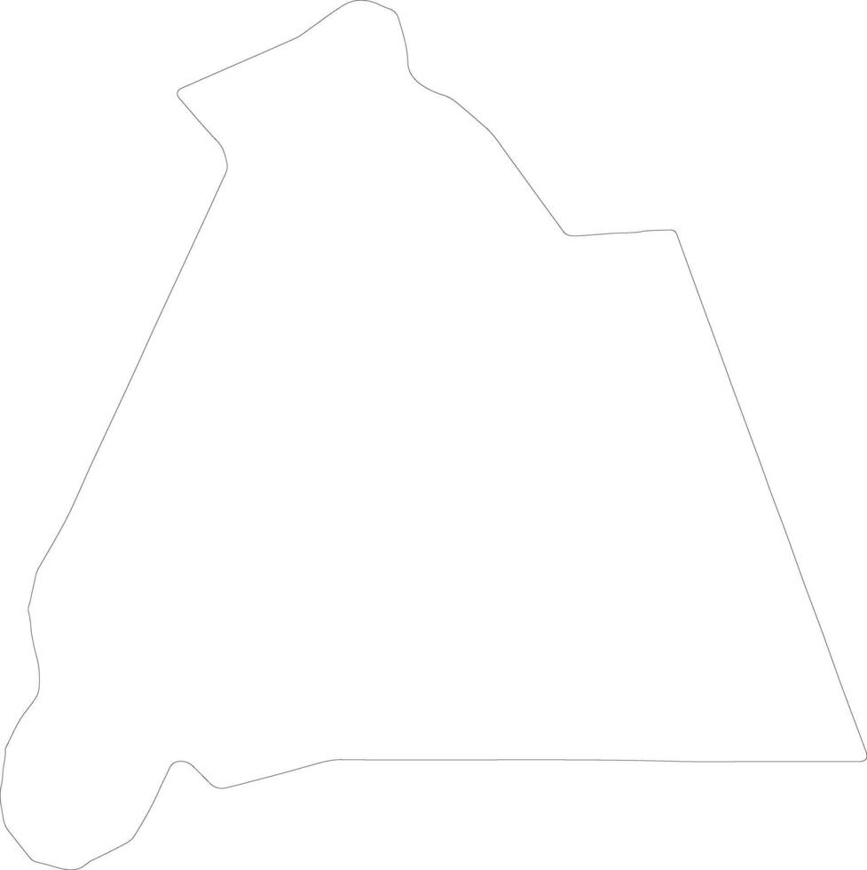 Granada Nicaragua outline map vector
