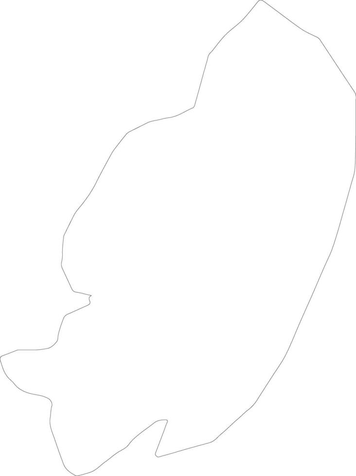 Guimaras Philippines outline map vector