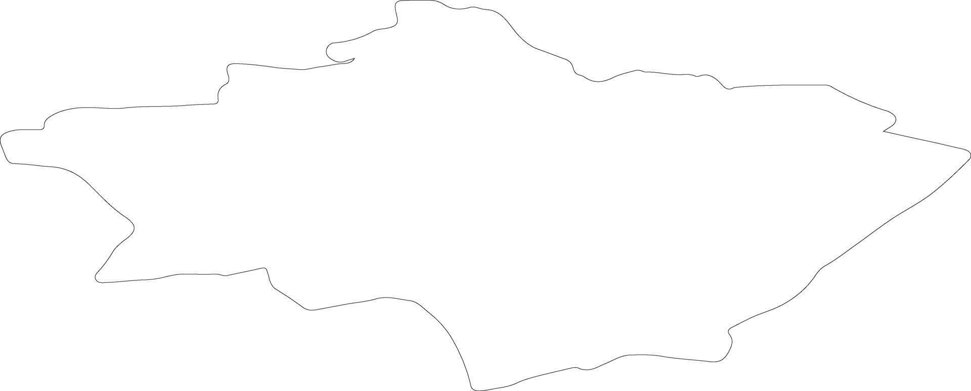 Gulbene Latvia outline map vector