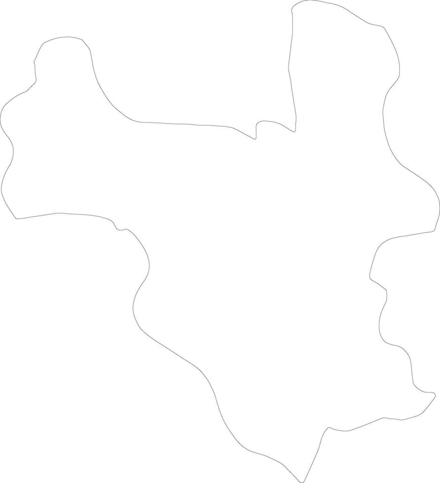 Ha Noi Vietnam outline map vector
