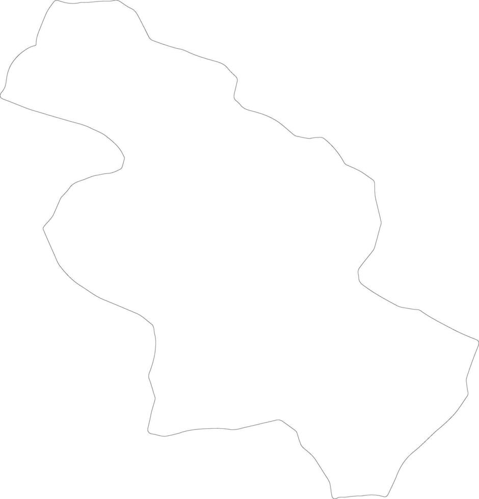 Hsinchu Taiwan outline map vector