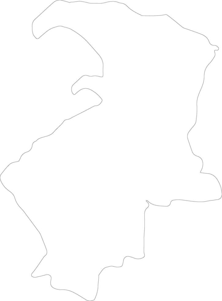 Hatay Turkey outline map vector