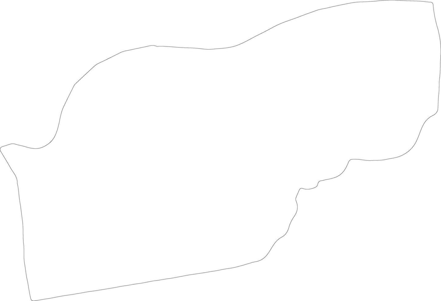 Ifugao Philippines outline map vector
