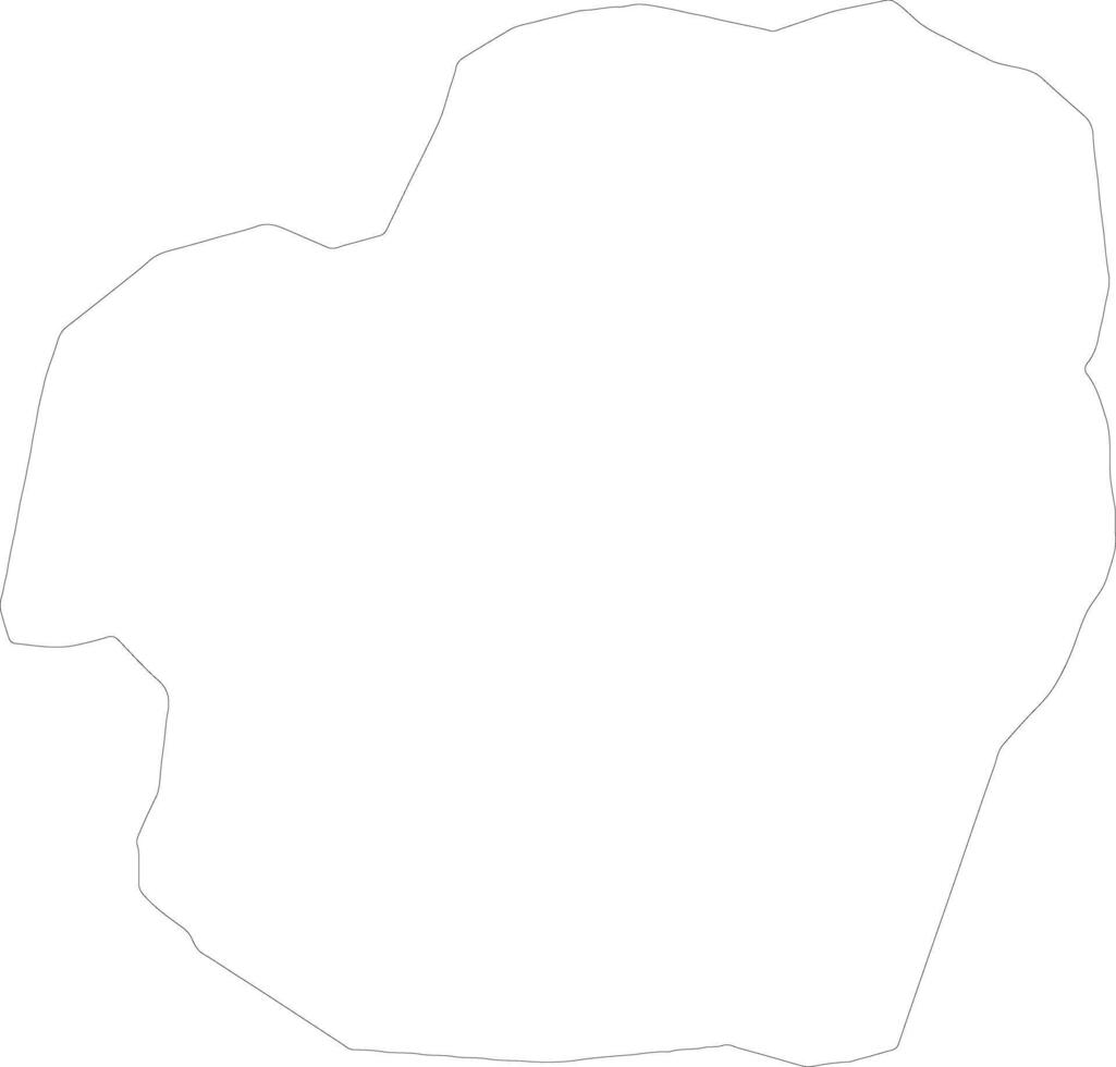 Imo Nigeria outline map vector