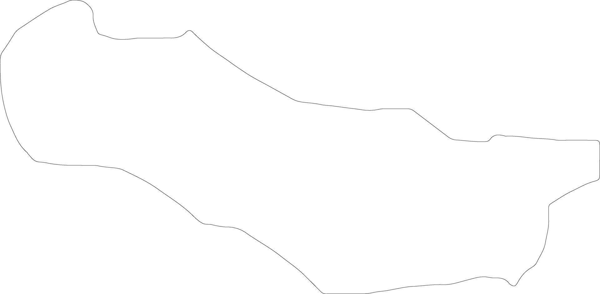 Karbinci Macedonia outline map vector