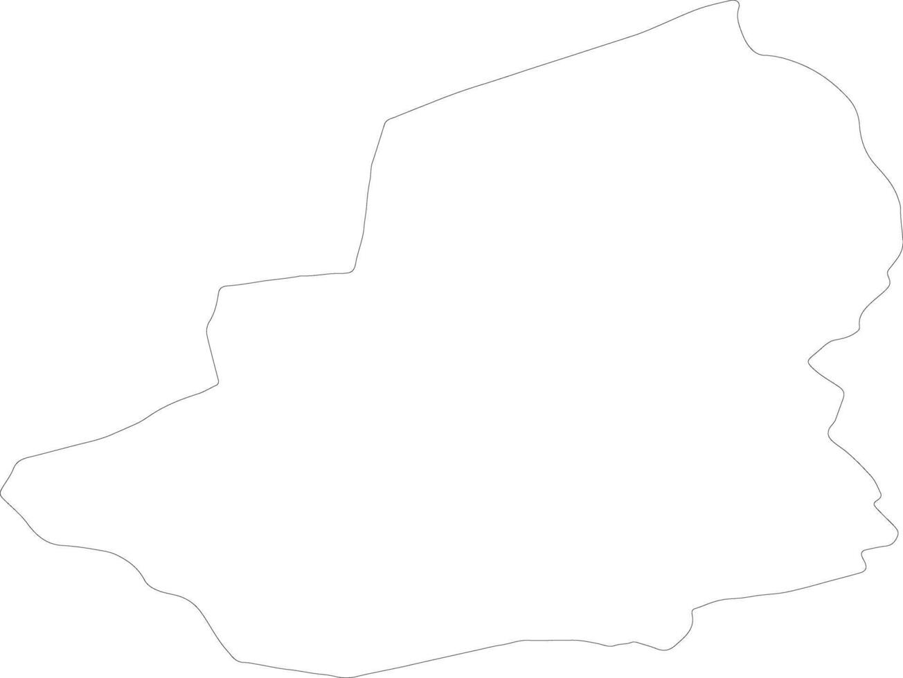 Kars Turkey outline map vector