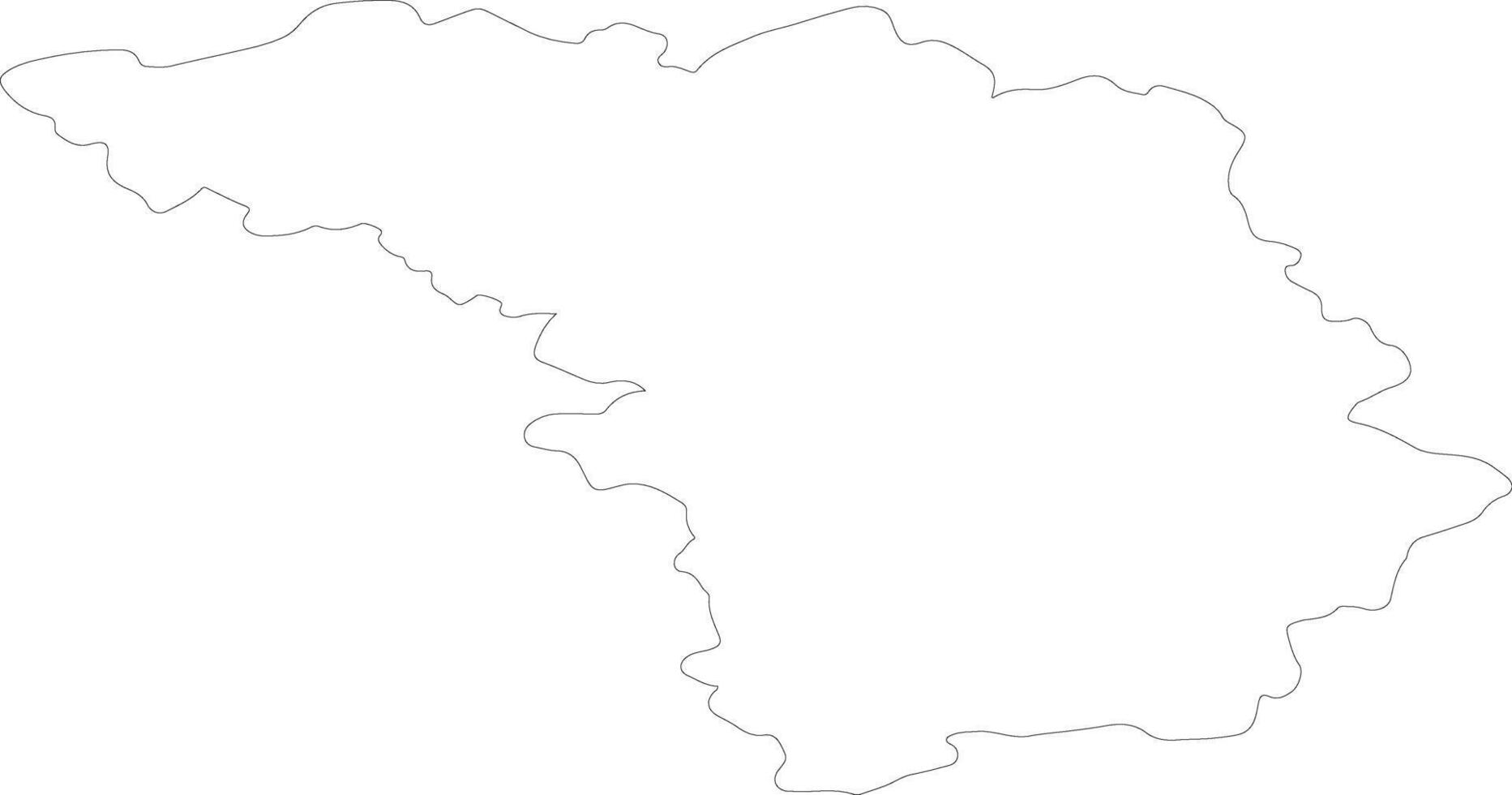 Kauno Lithuania outline map vector