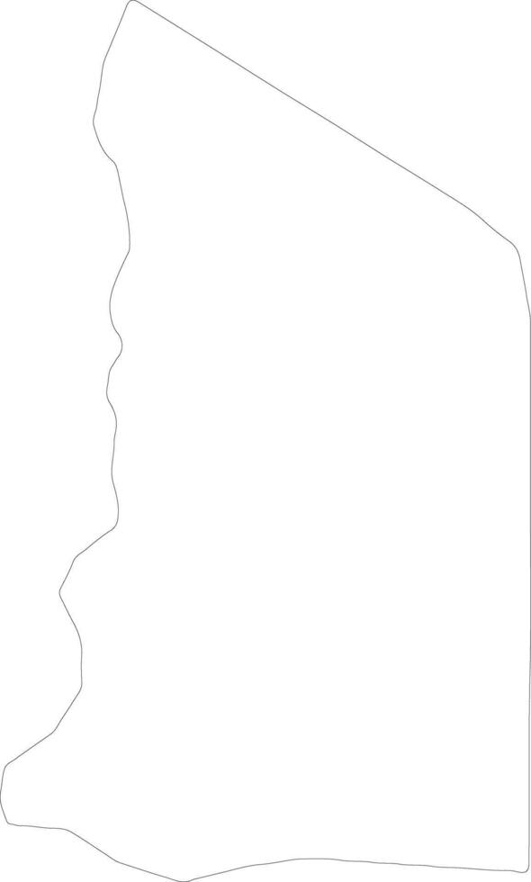 Katakwi Uganda outline map vector