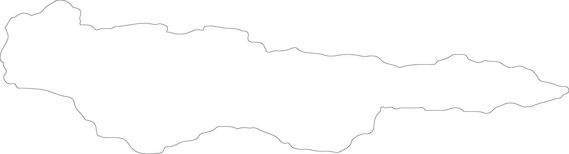 Khanty-Mansiy Russia outline map vector