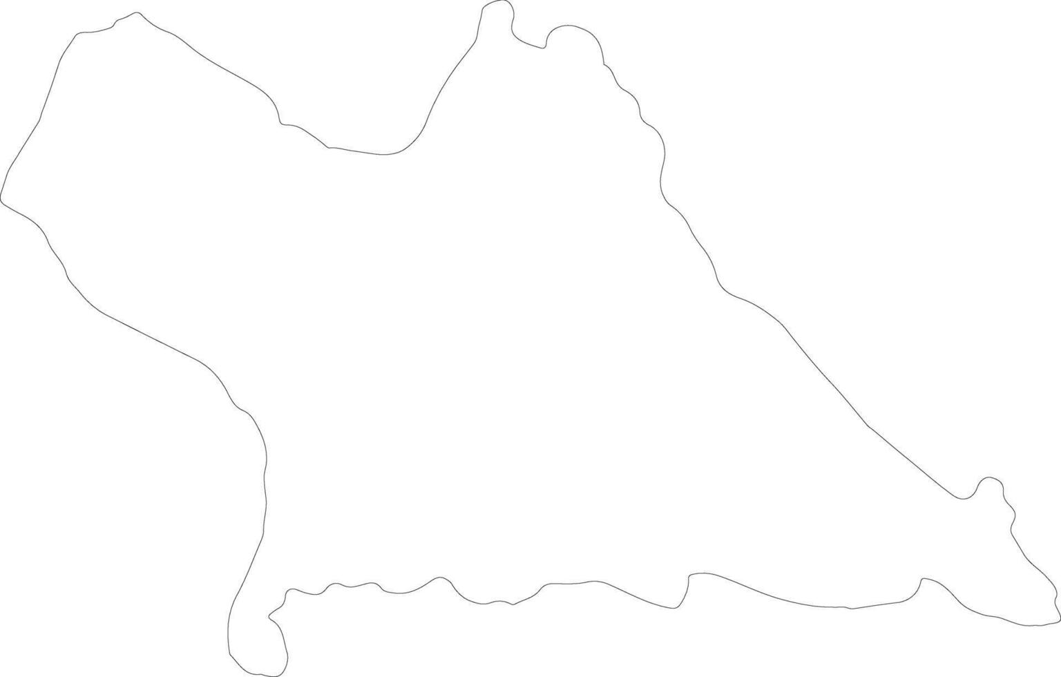 Khammouan Laos outline map vector